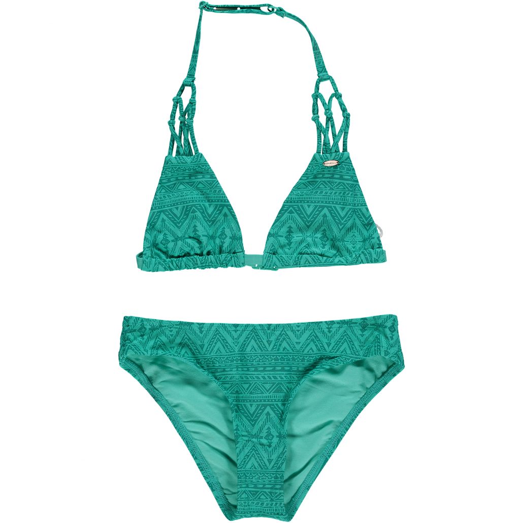 O Neill Boho Triangle Bikini Green Bikinis Bikinit Fi
