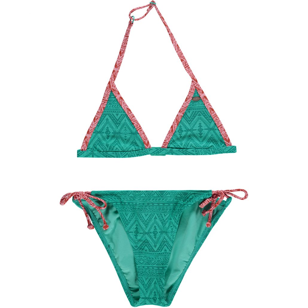 O Neill Oceano Triangle Bikini Green Bikinis Bikinit Fi