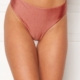 Selina high waist bikini bottom Dark pink XS